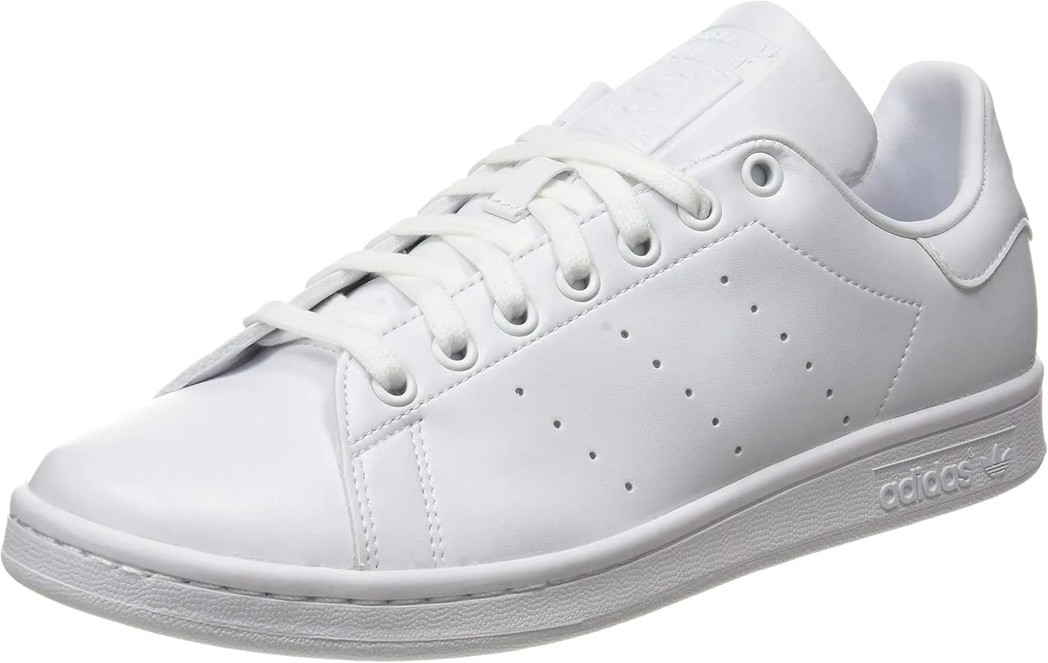 adidas Originals Men's Stan Smith Low Sneakers, FTWR White FTWR White Core Black, 10.5