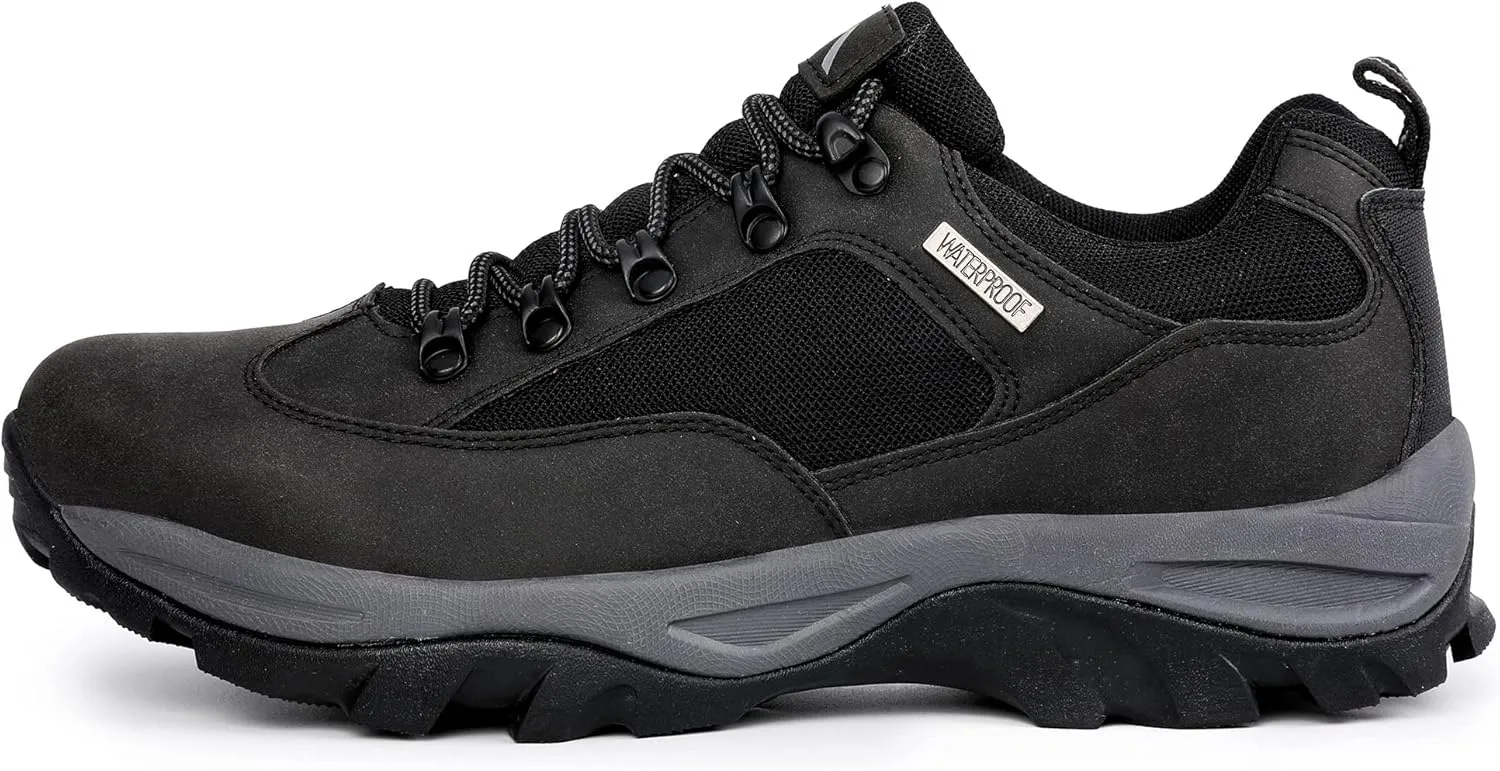 CC-Los Men's Hiking Shoes | Waterproof Work Shoes | Non-Slip & Comfortable Walking Size 7.5-14