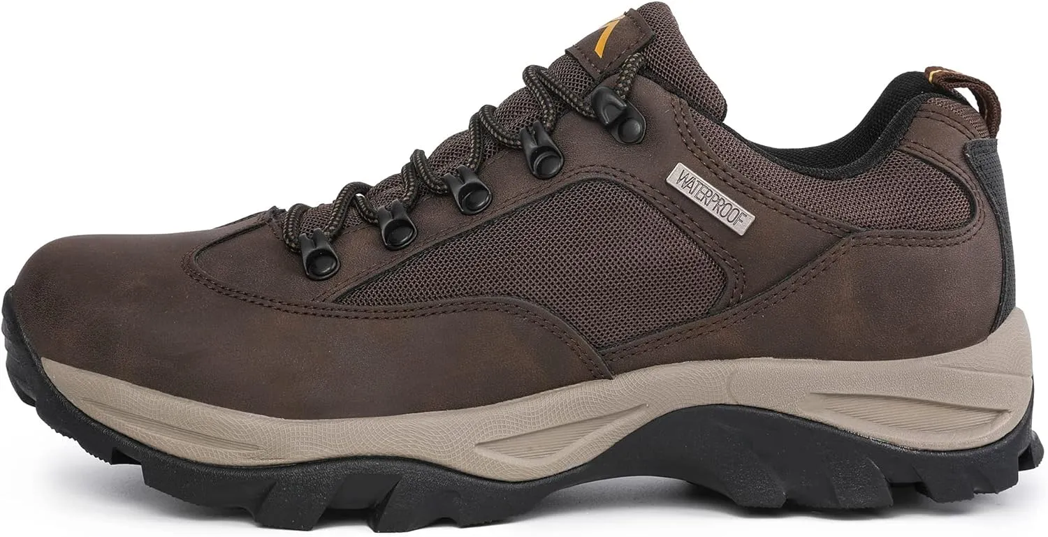 CC-Los Men's Hiking Shoes | Waterproof Work Shoes | Non-Slip & Comfortable Walking Size 7.5-14