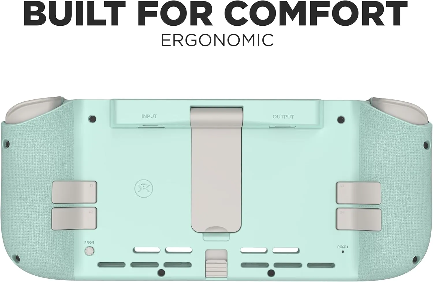 CRKD Nitro Deck Crystal Collection with Carry Case - Professional Handheld Deck with Zero Stick Drift for Nintendo Switch and Switch OLED (Retro Mint - Nostalgia Collection)