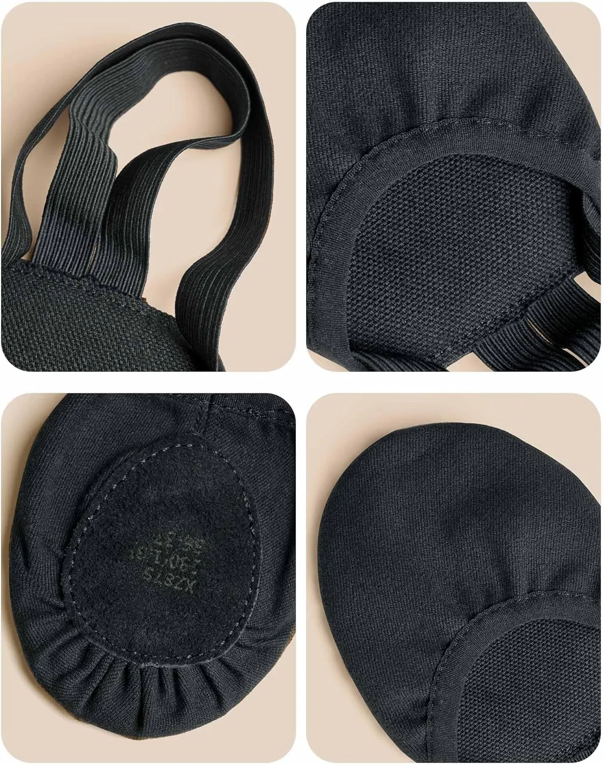 Dance Shoes Half Sole Ballet Pirouette Shoes for Women/Men and Girls/Boys