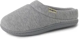 Dearfoams Women's Lacey Memory Foam Comfort Easy On/Off Clog Slipper