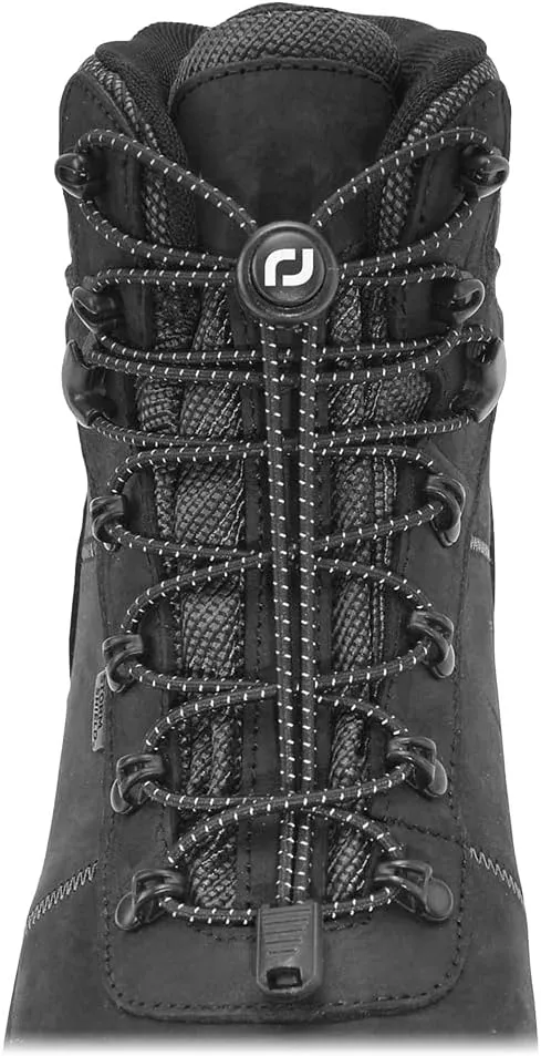 Extra Long No Tie Shoelaces - Elastic Tieless Round Boot Laces for Hiking Shoes, Work Boots and Running Sneakers