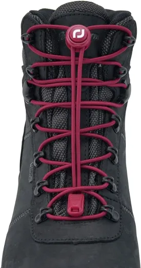 Extra Long No Tie Shoelaces - Elastic Tieless Round Boot Laces for Hiking Shoes, Work Boots and Running Sneakers