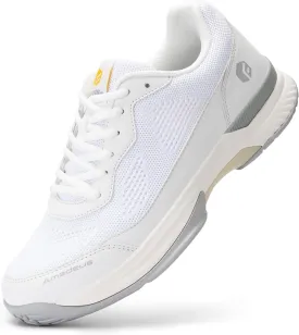FitVille Wide Pickleball Shoes for Men Tennis Shoes Sneakers for All Court Racquetball Athletic Shoes for Racquet Sport | Arch Support & Wide Toe Box