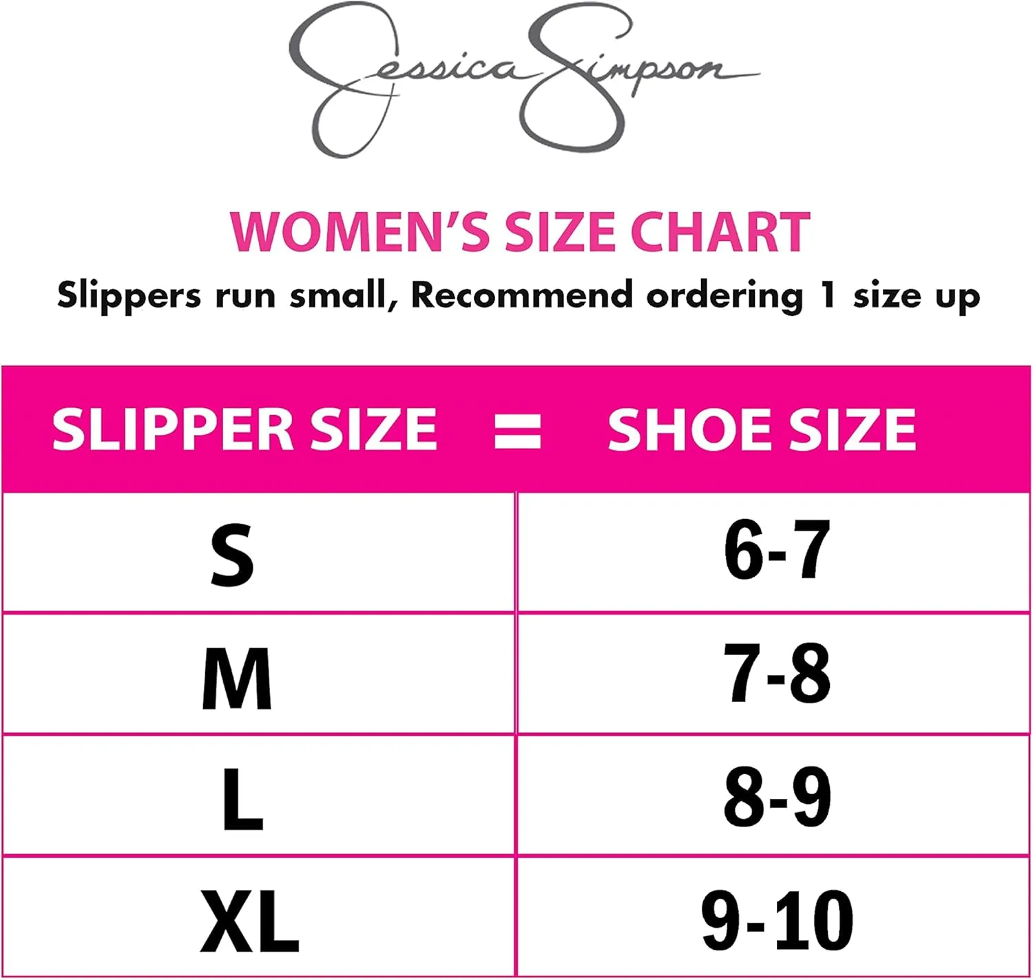 Jessica Simpson Women's Plush Fashion Scuff Slipper House Shoe with Memory Foam