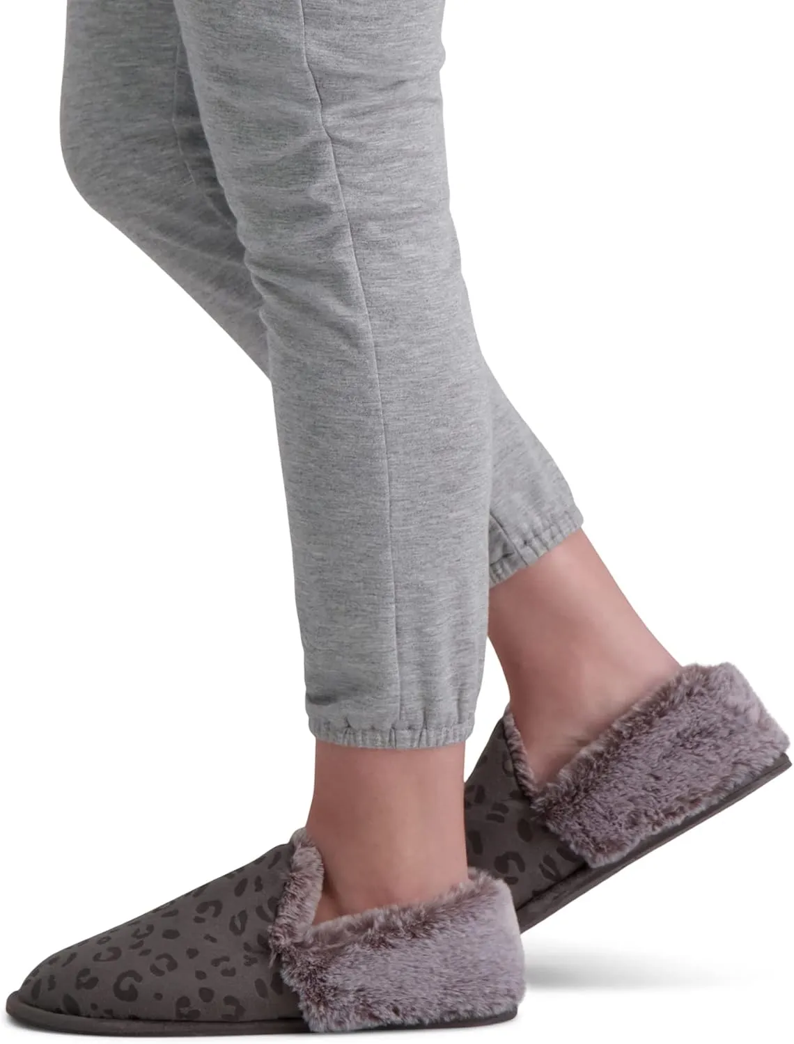 Jessica Simpson Women's Plush Fashion Scuff Slipper House Shoe with Memory Foam
