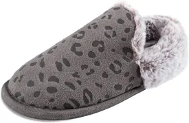 Jessica Simpson Women's Plush Fashion Scuff Slipper House Shoe with Memory Foam