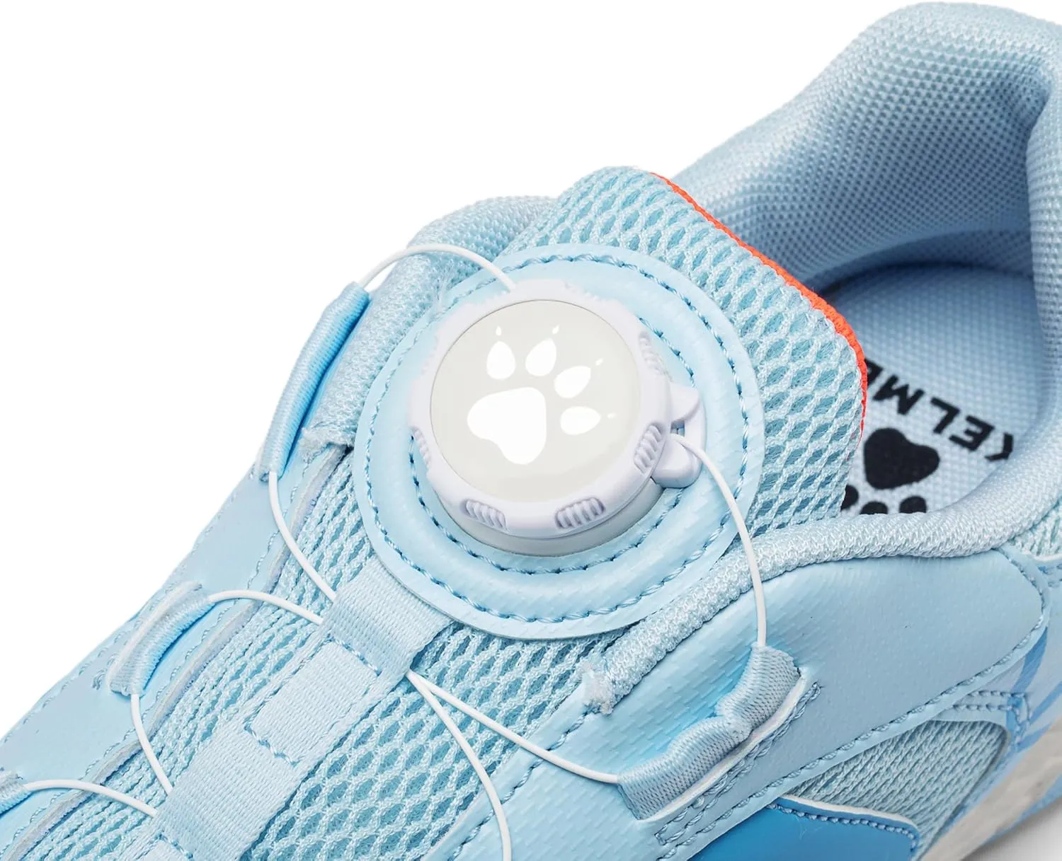 KELME Kids' Indoor Soccer Cleats, Breathable Mesh Turf Futsal Shoes, Turn-Lock, Boys Girls Football Baseball Softball Sneaker for Little/Big Kid
