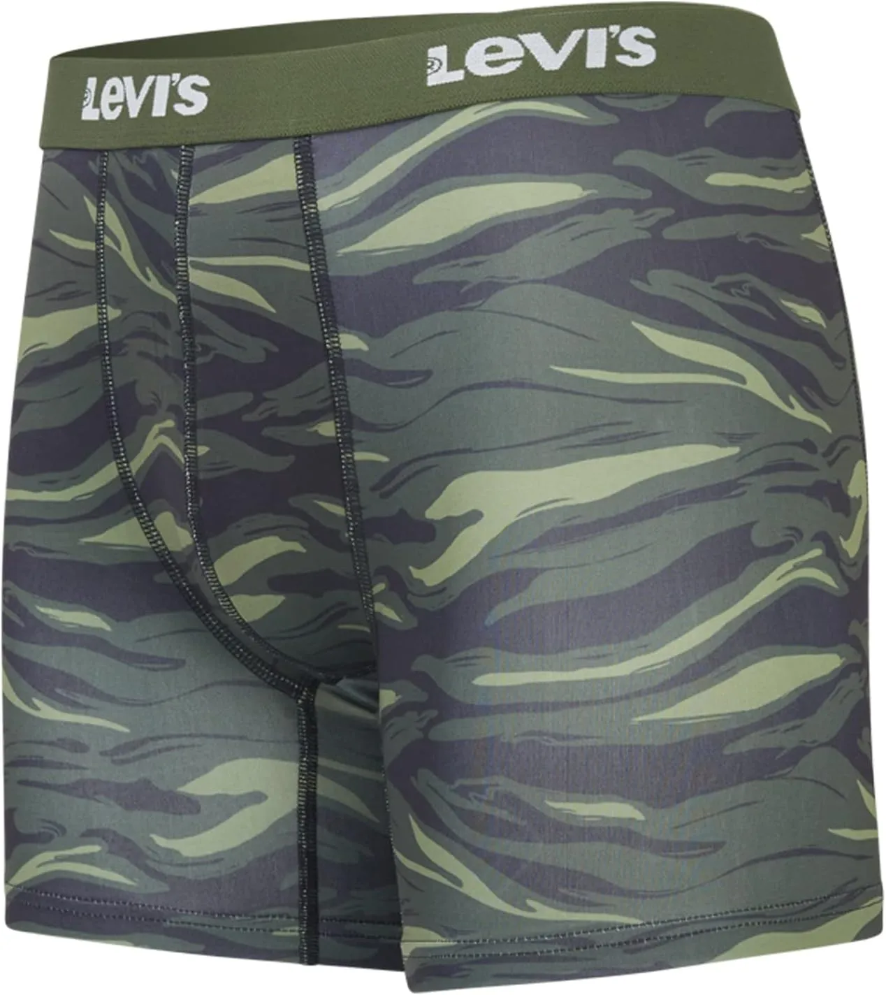 Levi's Mens Underwear Microfiber Boxer Brief for Men Ultra Soft 4 Pack
