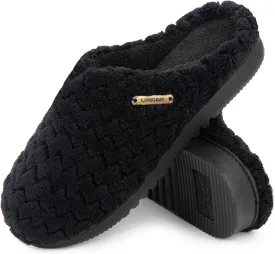 LongBay Women's Slip-On House Slippers Comfy Memory Foam Bedroom Shoes
