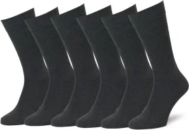 Mens Dress Socks, Seamless Toe Soft Comfortable Combed Cotton Many Colors Long Mid Calf Crew Mens Socks Reinforced Heel n Toe