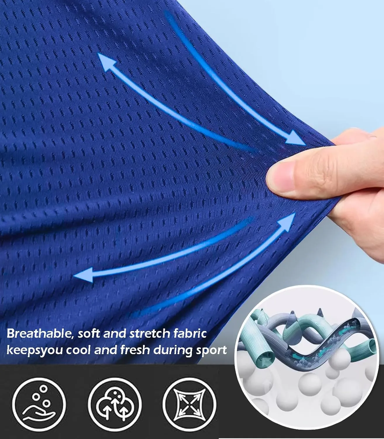 Mens Mesh Shorts 6 Inch Inseam Mens Athletic Shorts Breathable Fabric for Gym and Workouts