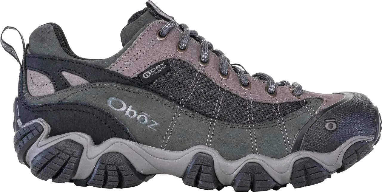 Oboz Men's Firebrand II Low B-Dry, Gray, 13 Wide