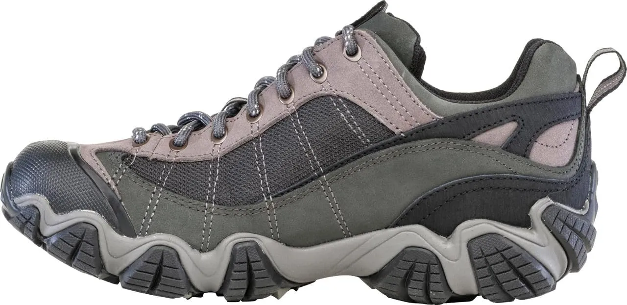 Oboz Men's Firebrand II Low B-Dry, Gray, 13 Wide