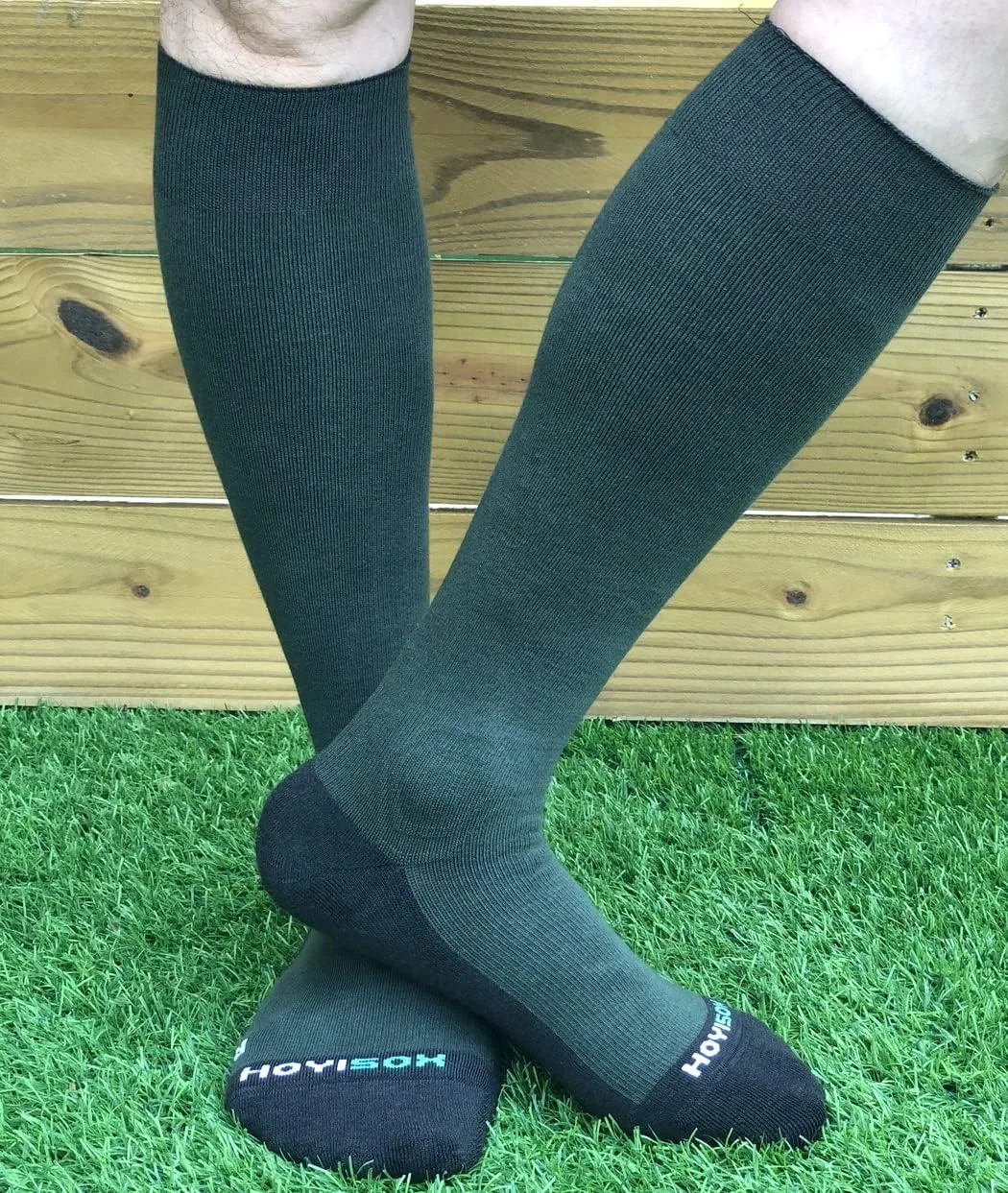 Plus Size Compression Knee High Socks, Wide Calf Extra Large for Men and Women, Comfortable Cotton