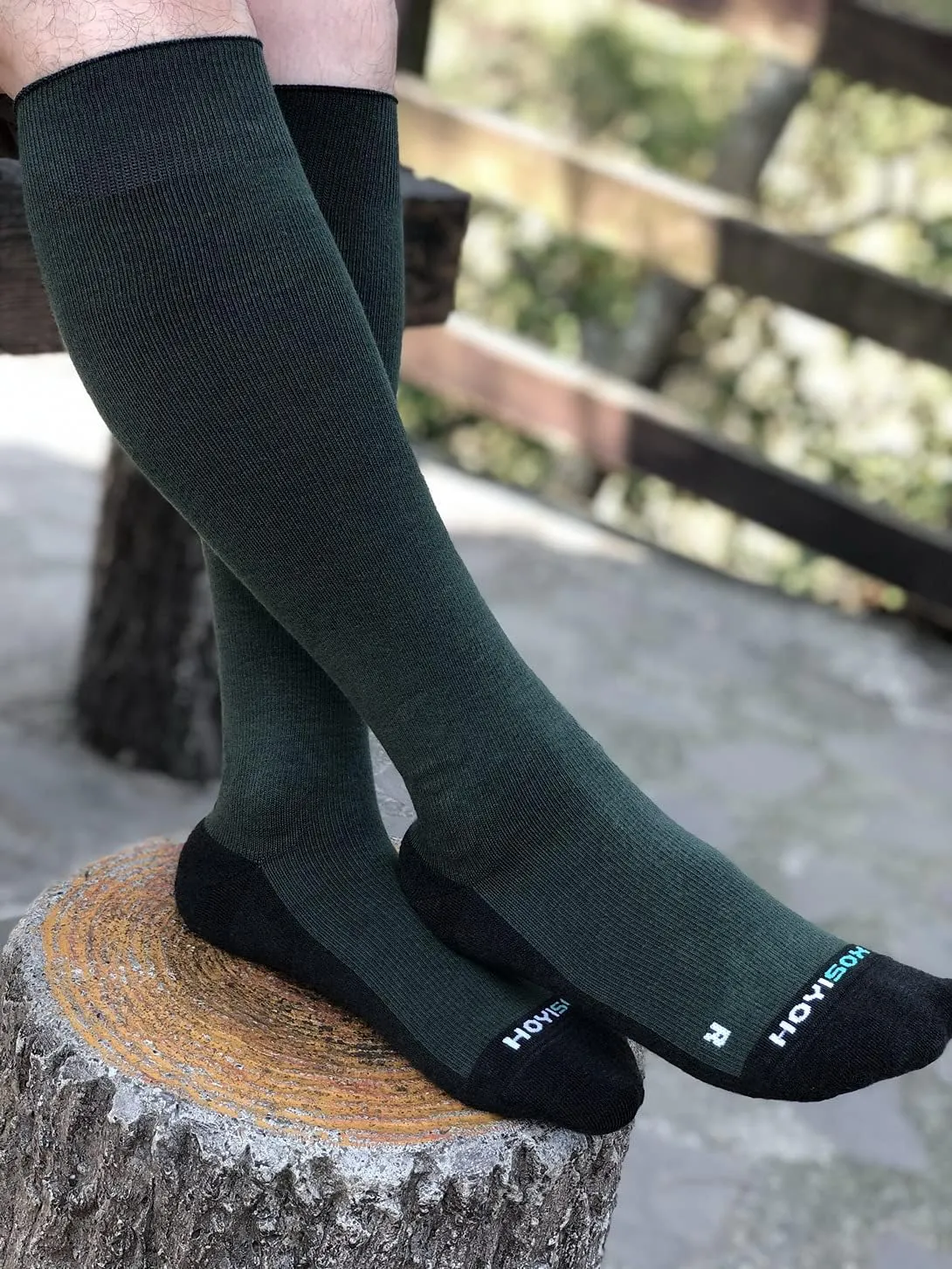 Plus Size Compression Knee High Socks, Wide Calf Extra Large for Men and Women, Comfortable Cotton