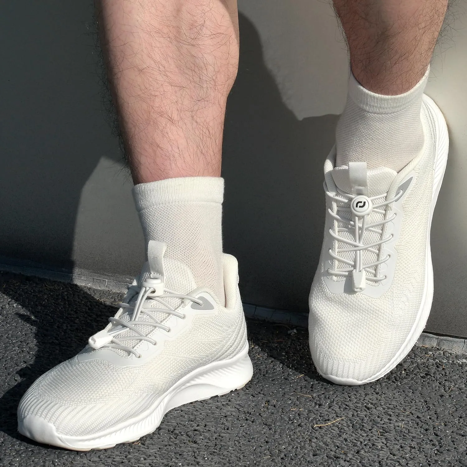 RJ-Sport Tieless Elastic Shoe Laces - Heavy Duty No Tie Shoelaces for Kids and Adult with Strong Lock and Speed Shoestrings
