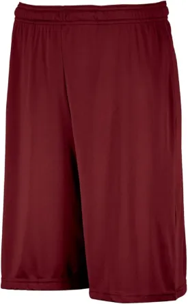 Russell Athletics Men's Dri Power Essential Performance Shorts with Pocket - Workout and Gym Active Wear