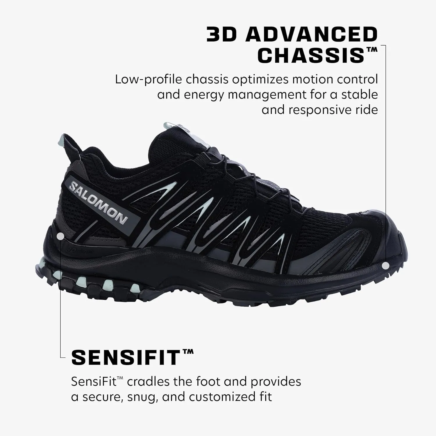 Salomon Womens XA PRO 3D Trail Running Shoes