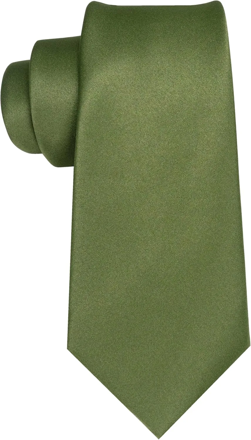Solid Color Tie and Pocket Square with Cufflinks Set for Men