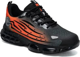Steel Toe Shoes for Men Women Safety Work Sneakers Indestructible Comfortable Lightweight Breathable Construction Sneakers Anti Smashing Puncture Proof Air Cushion