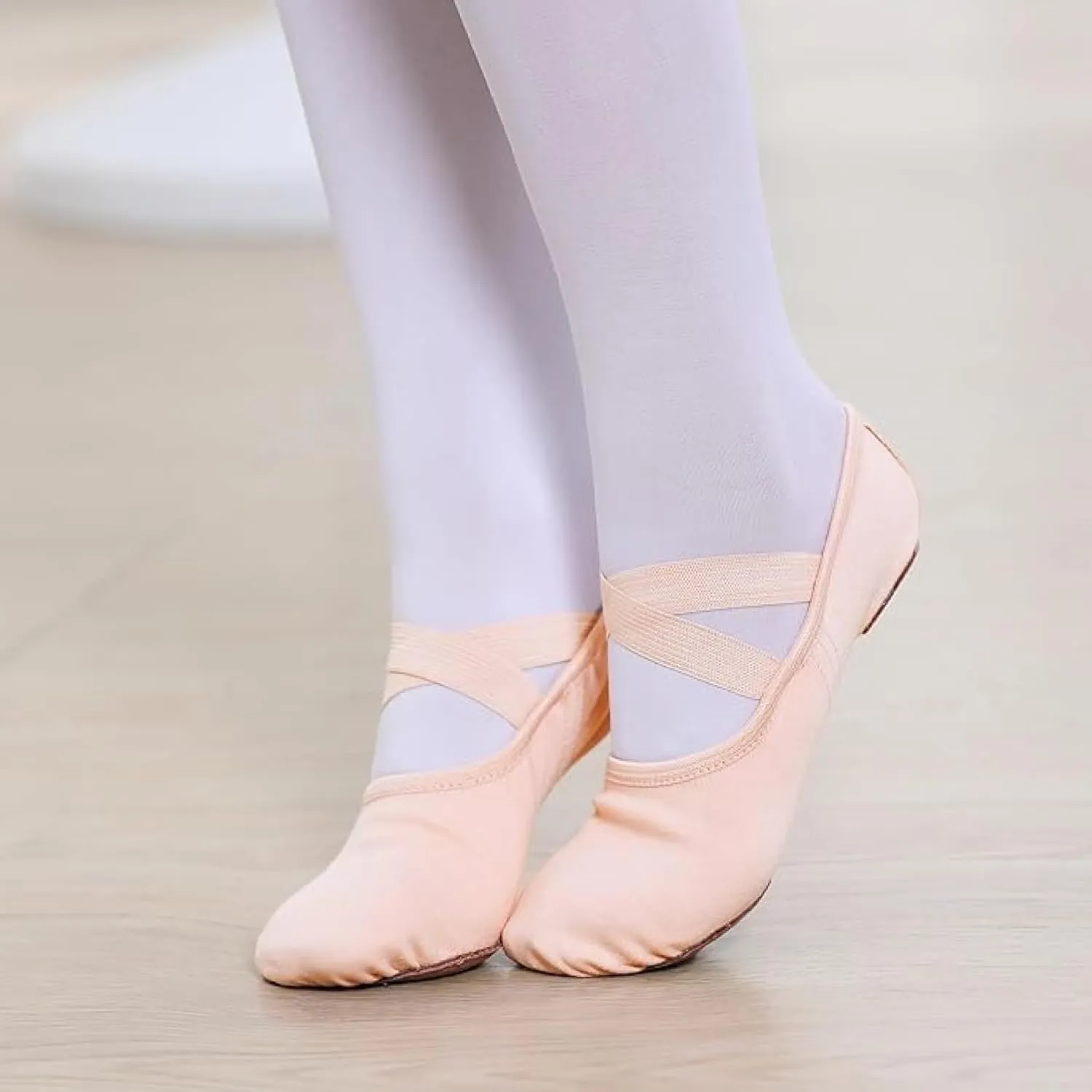 Stelle Ballet Shoes for Women Girls Canvas Ballet Slipper Dance Shoes Yoga Shoes