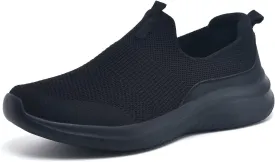 TIOSEBON Women's Walking Tennis Shoes Knit Slip on Mesh Comfortable Sneaker