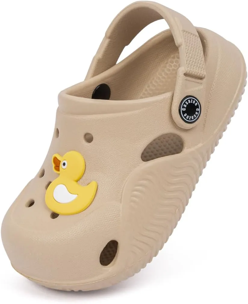 Toddler Cute Garden Clogs Boys Girls Slip On Shoes Summer Lightweight Outdoor Slides Sandals Infant Children Beach Pool Shoes (Toddler/Little Kids)