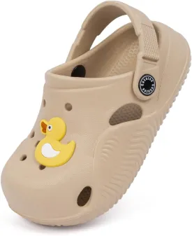 Toddler Cute Garden Clogs Boys Girls Slip On Shoes Summer Lightweight Outdoor Slides Sandals Infant Children Beach Pool Shoes (Toddler/Little Kids)