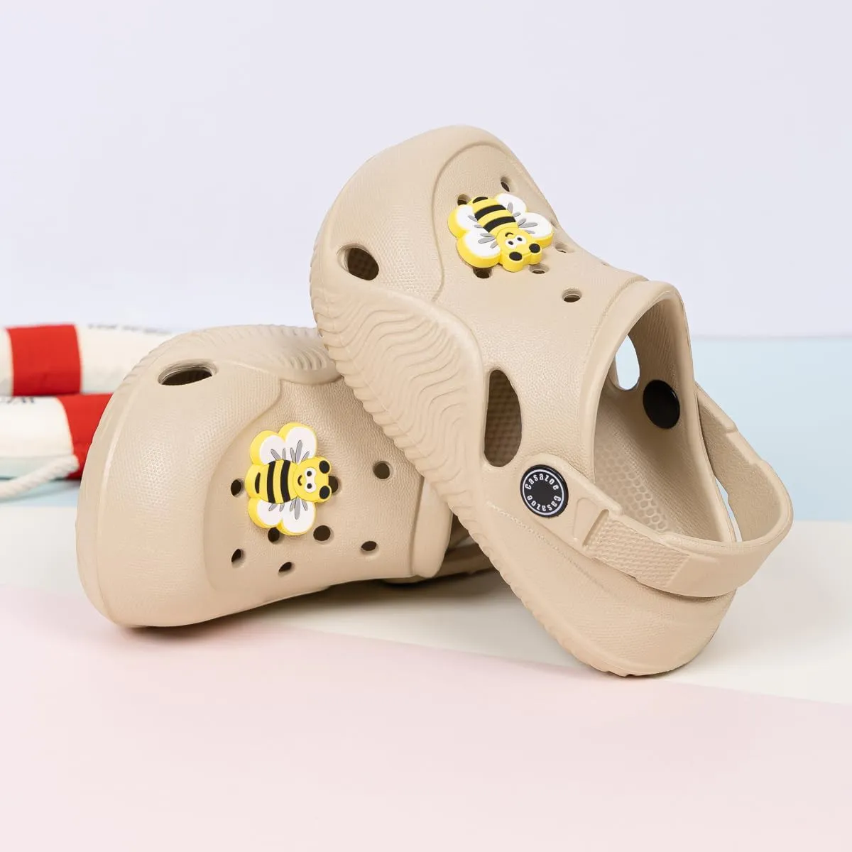 Toddler Cute Garden Clogs Boys Girls Slip On Shoes Summer Lightweight Outdoor Slides Sandals Infant Children Beach Pool Shoes (Toddler/Little Kids)