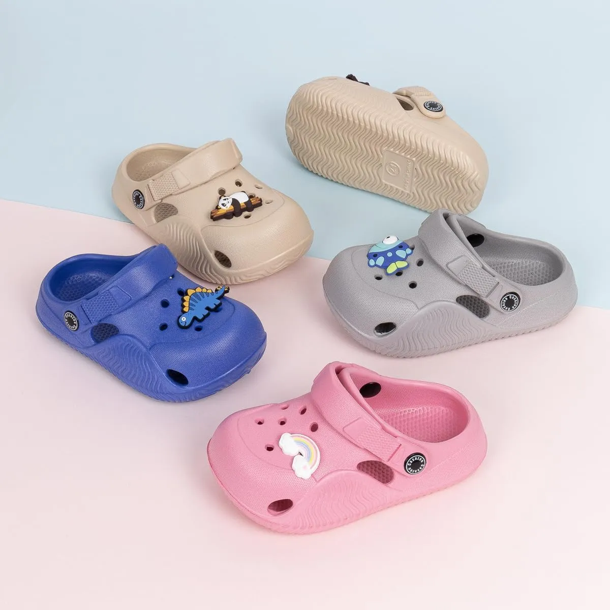 Toddler Cute Garden Clogs Boys Girls Slip On Shoes Summer Lightweight Outdoor Slides Sandals Infant Children Beach Pool Shoes (Toddler/Little Kids)