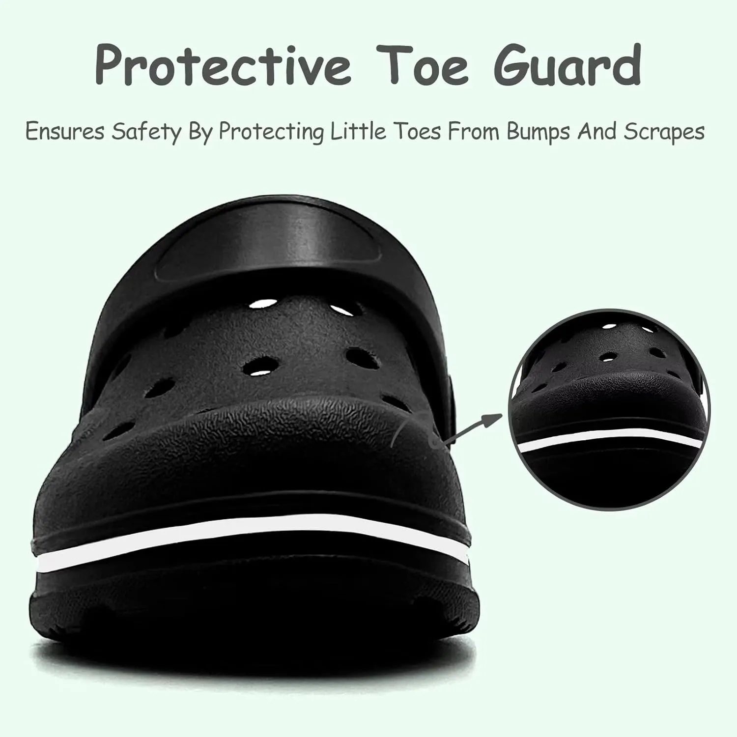 Toddler Girls Boys Clogs Classic Garden Shower Beach Pool Swim Slip on Sandals Slides Children Kid Cute Water Shoes