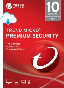 Trend Micro Max Premium Security 10 User [Digital] [PC/Mac Download]