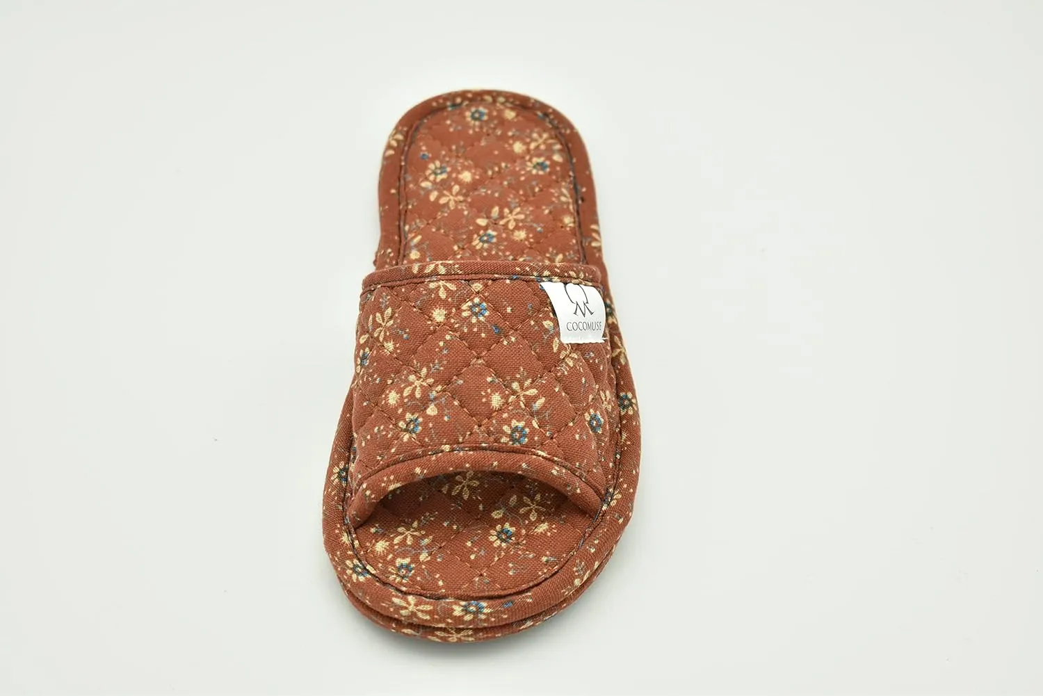 Ultralight Soft Indoor Open Toe Cotton linen Slippers Absorb Sweat Cloth Bottom House Slippers