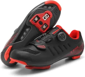 Unisex Cycling Shoes Compatible with pelaton Indoor Road Bike Shoes Mountain Bike Shoes for Men and Women Delta Cleats Clip Outdoor Pedal Bicycle Shoes MTB Shoes for Men