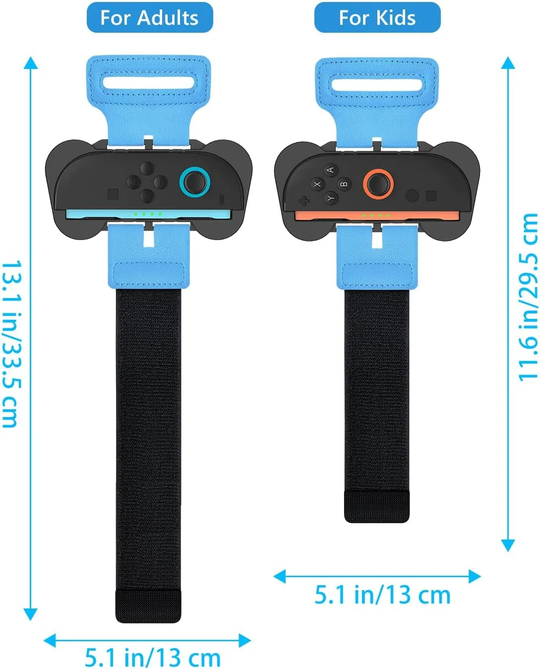 Uxilep Wrist Bands for Nintendo Switch 2 Just Dance 2025 2024 2023 and Zumba Burn It Up, Adjustable Elastic Straps for Switch 2 Joy Con Controller Accessories,2 Pack Wristbands for Kid and Adult
