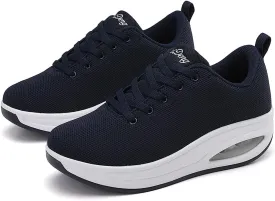 Walking Shoes for Women Air Cushion Nurse Slip Resistant Work Running Sneakers Food Service Platform Comfortable All Day Weight Light
