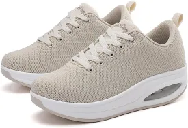 Walking Shoes for Women Air Cushion Nurse Slip Resistant Work Running Sneakers Food Service Platform Comfortable All Day Weight Light