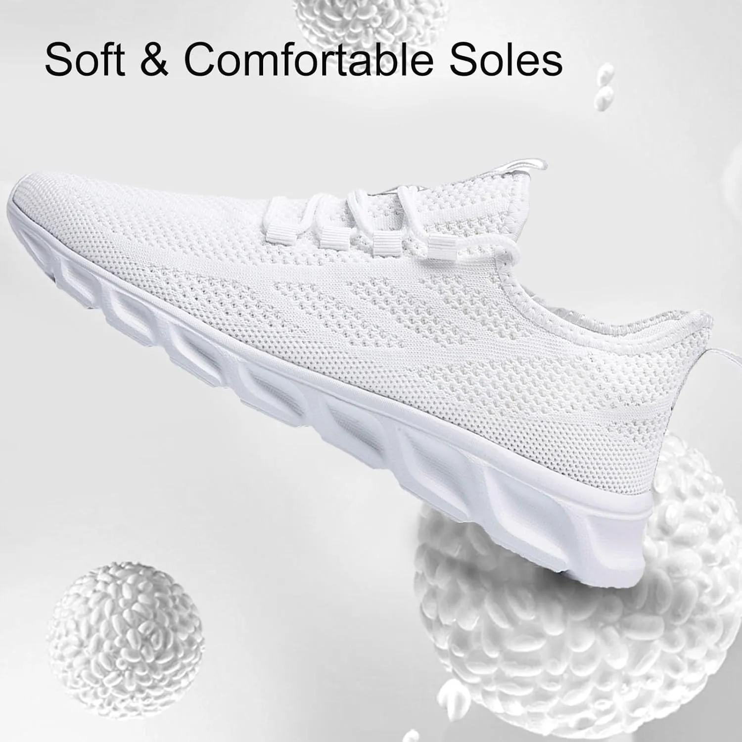 WCIDFY Mens Running Shoes Mesh Breathable Tennis Shoes Lightweight Walking Sneakers Comfortable for Gym
