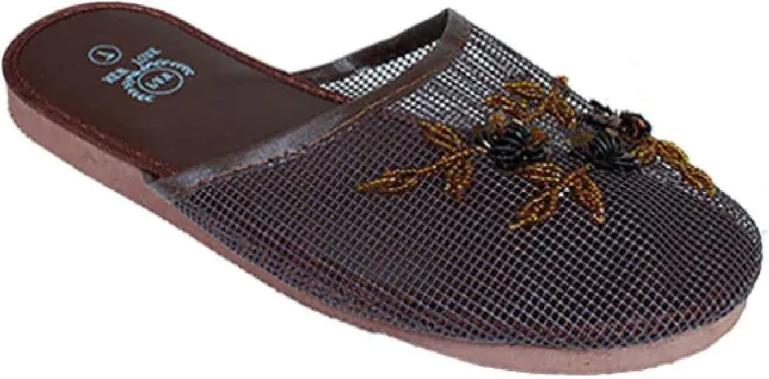 Women's Mesh Slippers With Sequin Available in 15 Colors
