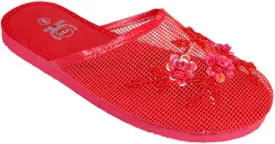 Women's Mesh Slippers With Sequin Available in 15 Colors