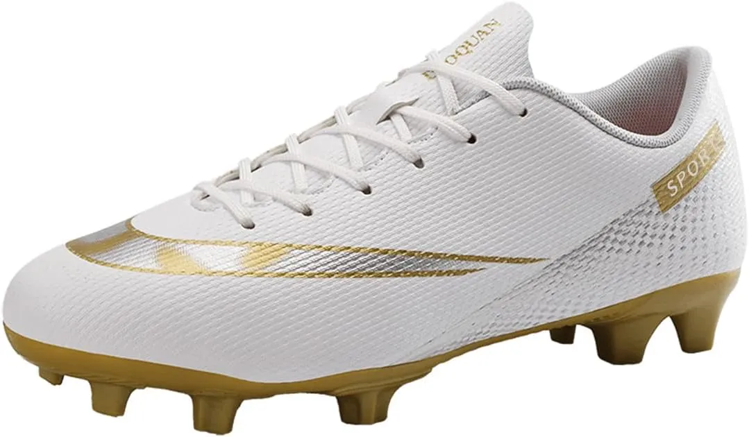 YDVXBE Men's Football Cleats Soccer Shoes Youth Athletic FG Football Shoes Spike Adult Sneaker for Outdoor/Competition/Training