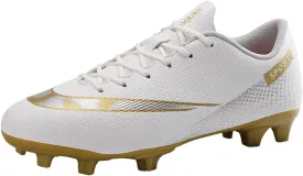 YDVXBE Men's Football Cleats Soccer Shoes Youth Athletic FG Football Shoes Spike Adult Sneaker for Outdoor/Competition/Training